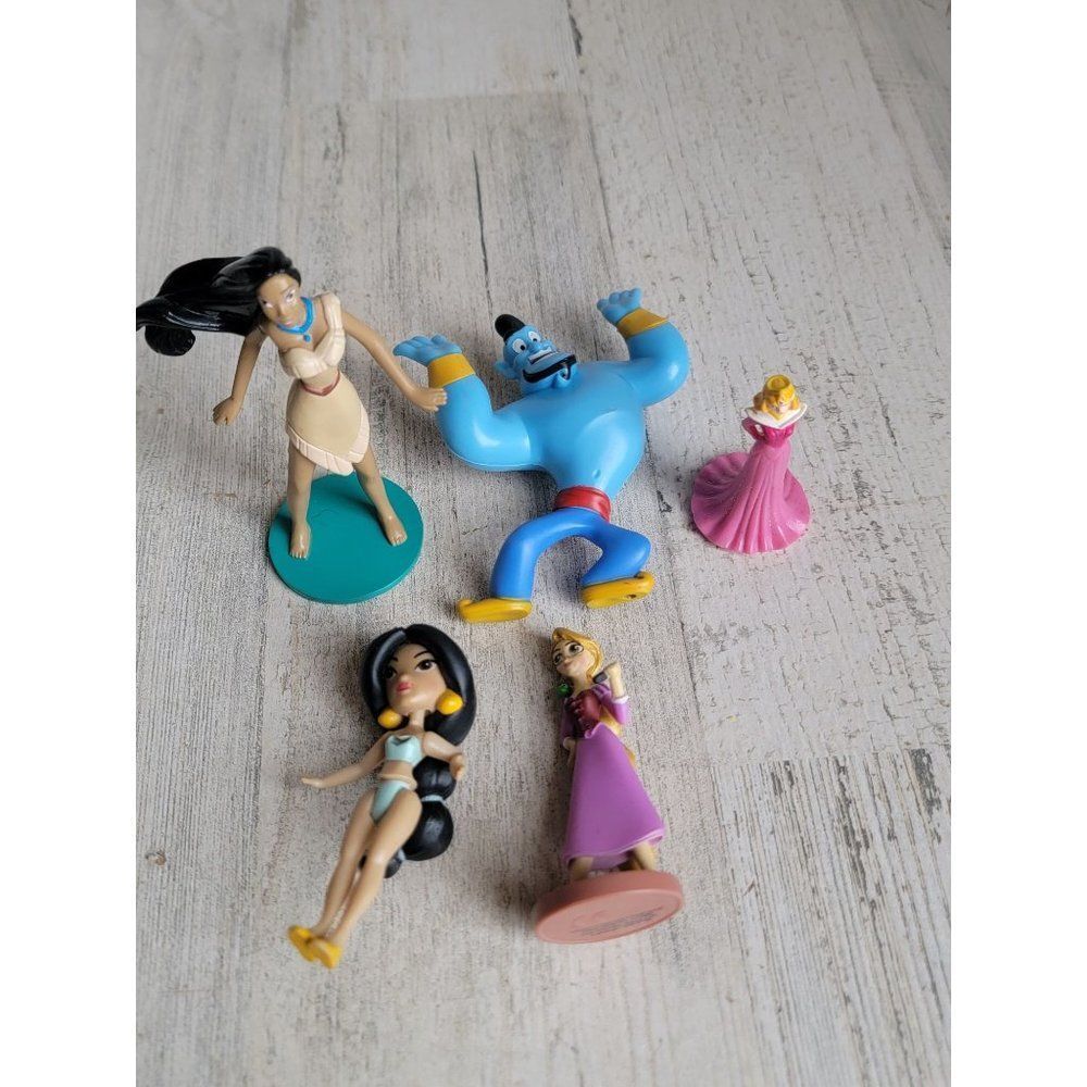 Unique variety Disney Tangled Aladdin Pocahontas toy set